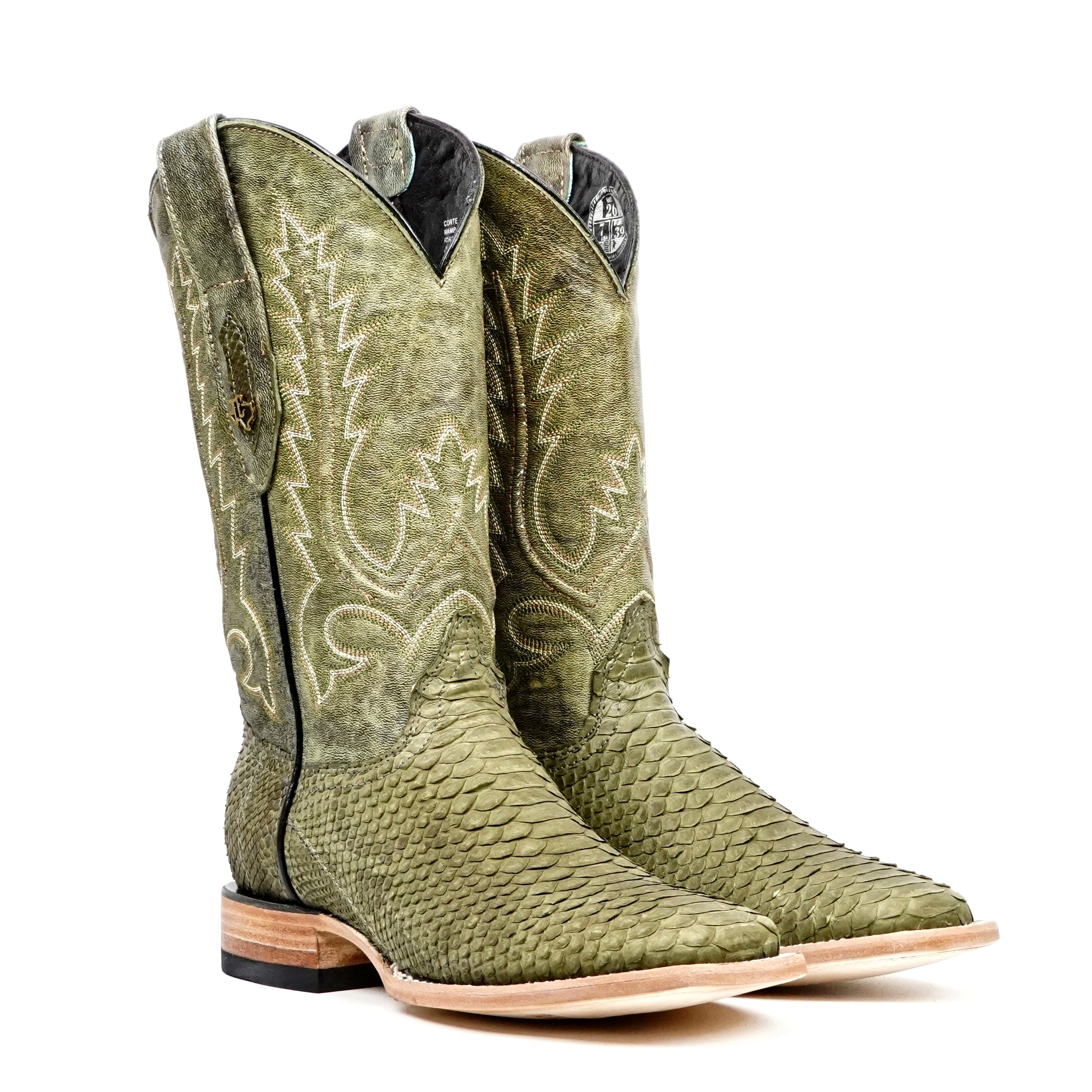 PN30 Python Verde Agave H-501 - Gomez Western Wear