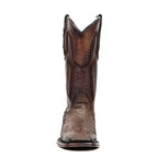 Tanner Platinum Python Boots - Tamarind - Square Toe