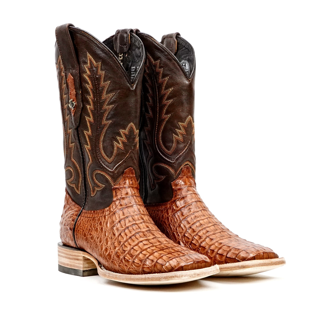 Botas Rhodes Caimán Hornback - Brandy - Punta Cuadrada (LM10)