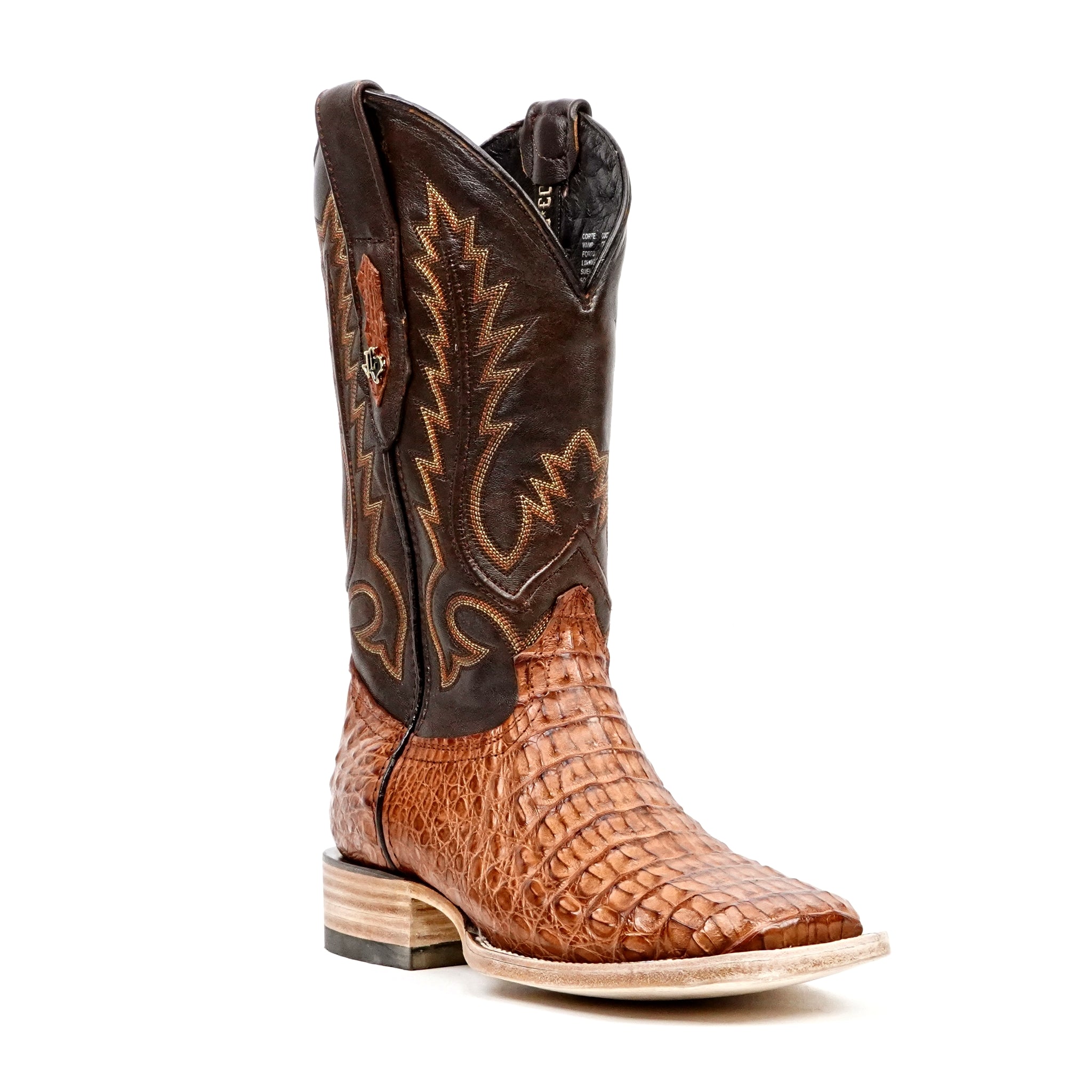 Botas Rhodes Caimán Hornback - Brandy - Punta Cuadrada (LM10)