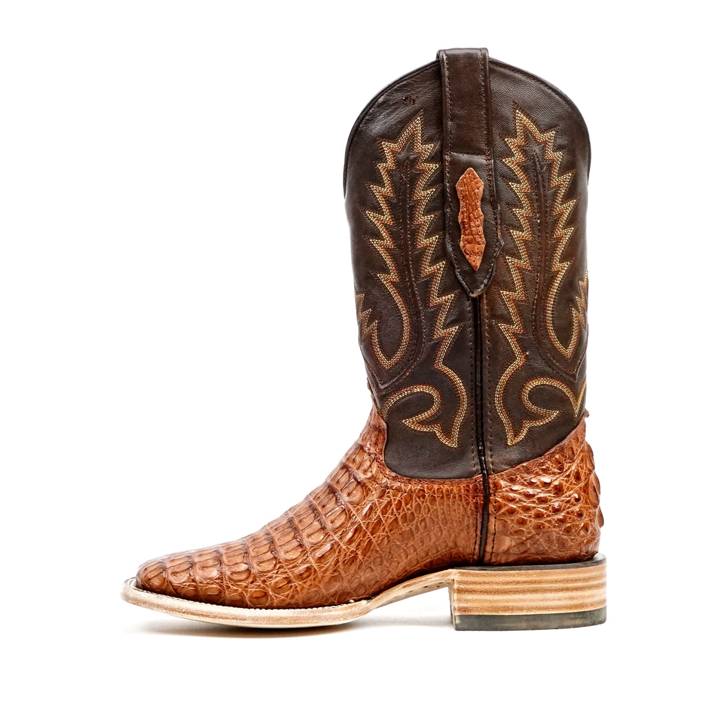 Botas Rhodes Caimán Hornback - Brandy - Punta Cuadrada (LM10)