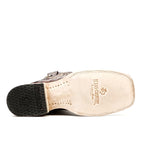 Rhodes Caiman Hornback Boots - Tobacco - Square Toe (LM10)