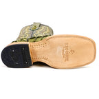 Botas Connor Pirarucu Fish - Agave - Punta Cuadrada (PZ60)