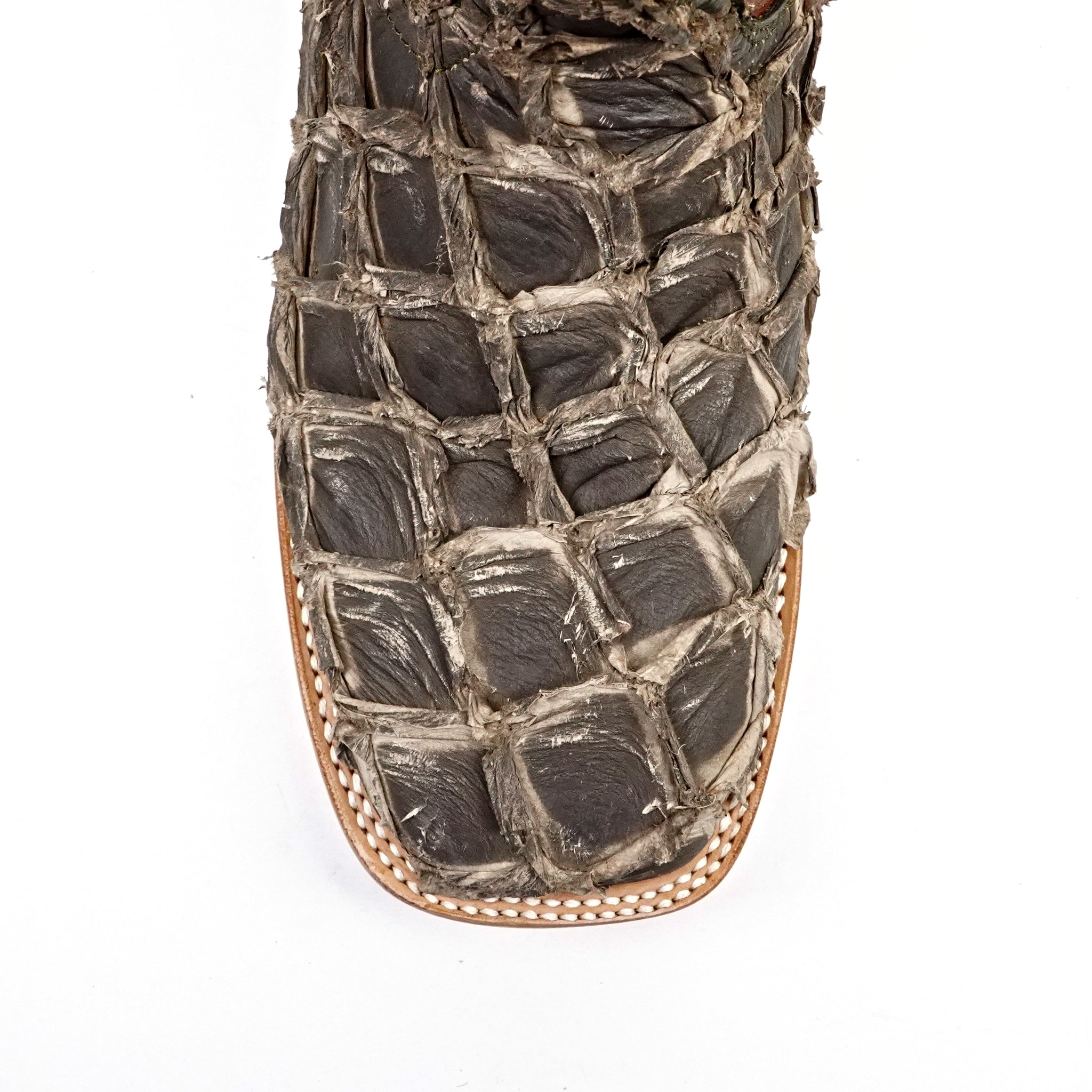 Butch Pirarucu Fish Boots - Light Gray - Square Toe - Gomez Western Wear