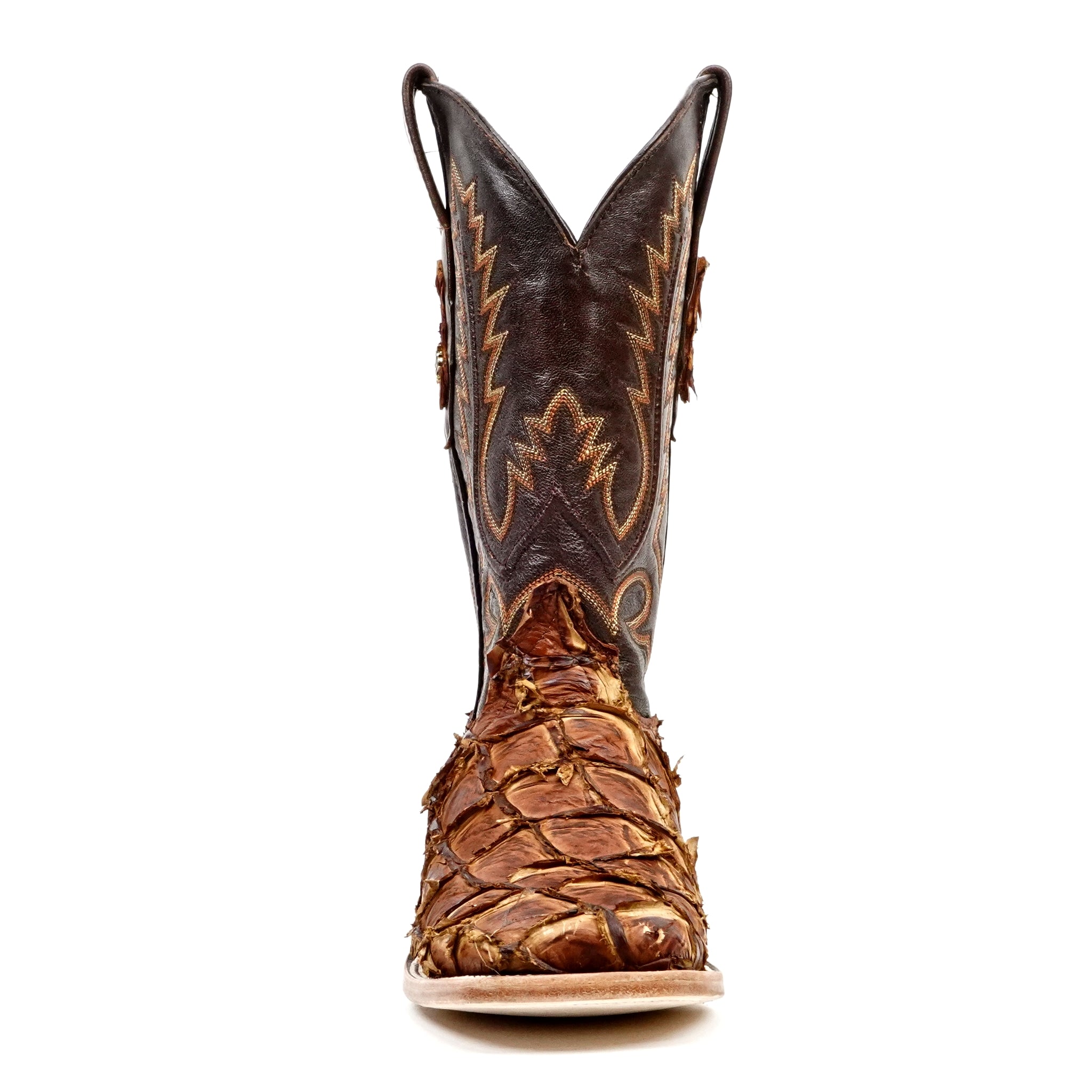 Botas Connor Pirarucu Fish - Pecan - Punta Cuadrada (PZ60)