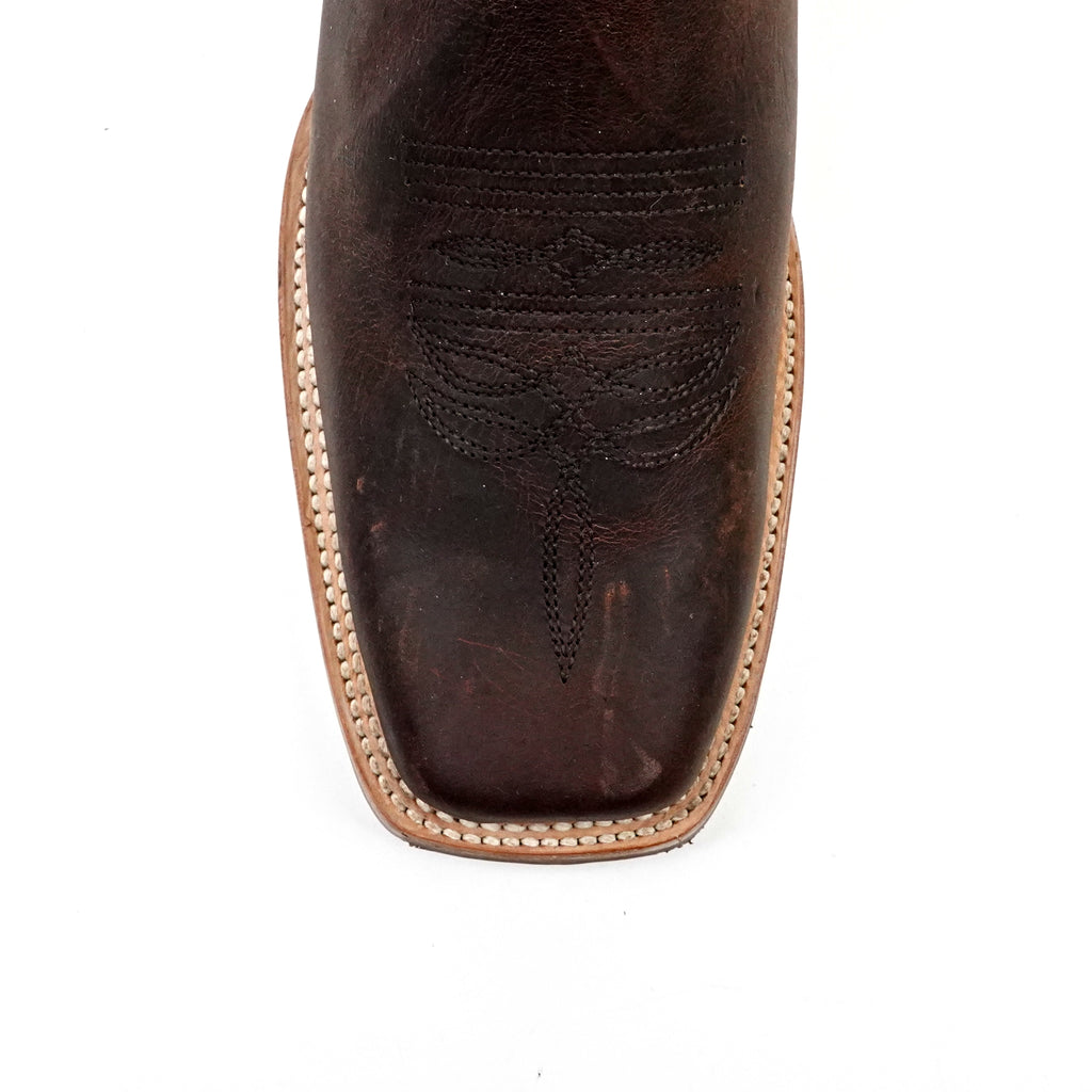 Azkar Moka Cowboy Boots - Slip-Resistant Sole - Rodeo Toe (E28)