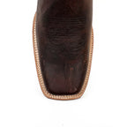 Azkar Moka Cowboy Boots - Slip-Resistant Sole - Rodeo Toe (E28)