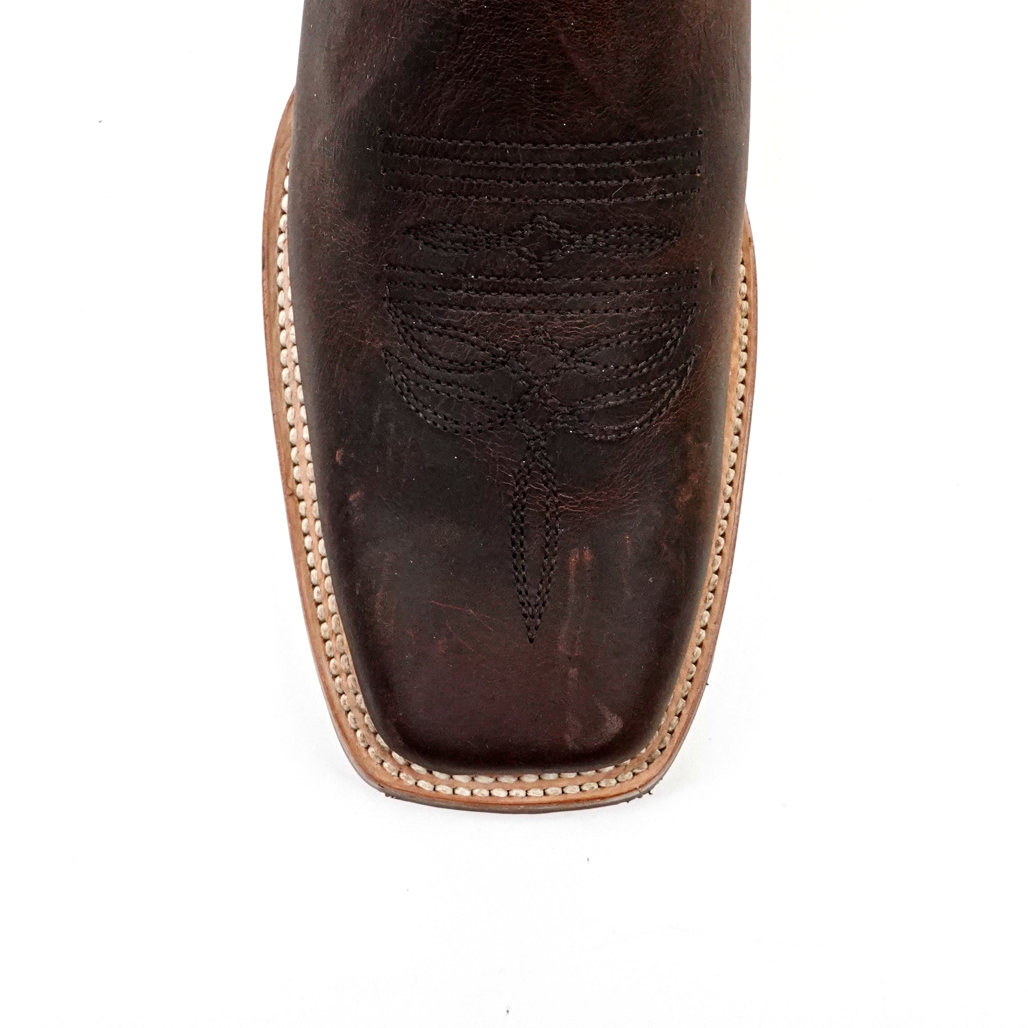 Azkar Moka Cowboy Boots - Slip-Resistant Sole - Rodeo Toe (E28)