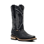 Botas de cowboy Cheyenne negras - Suela antideslizante - Puntera Rodeo (E28)
