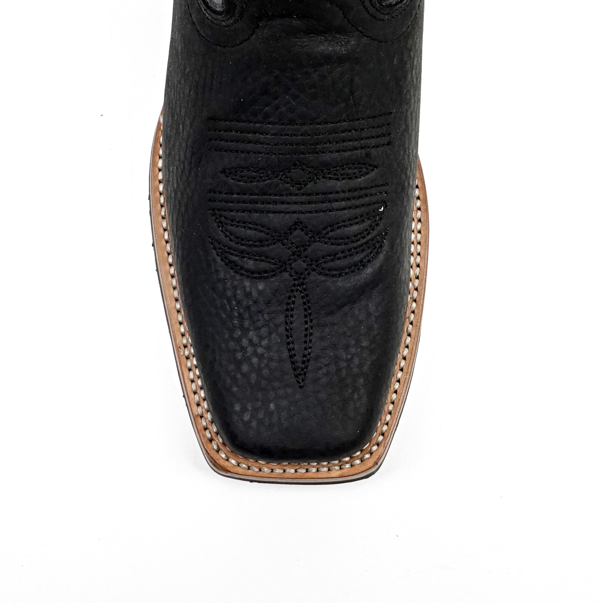 Botas de cowboy Cheyenne negras - Suela antideslizante - Puntera Rodeo (E28)