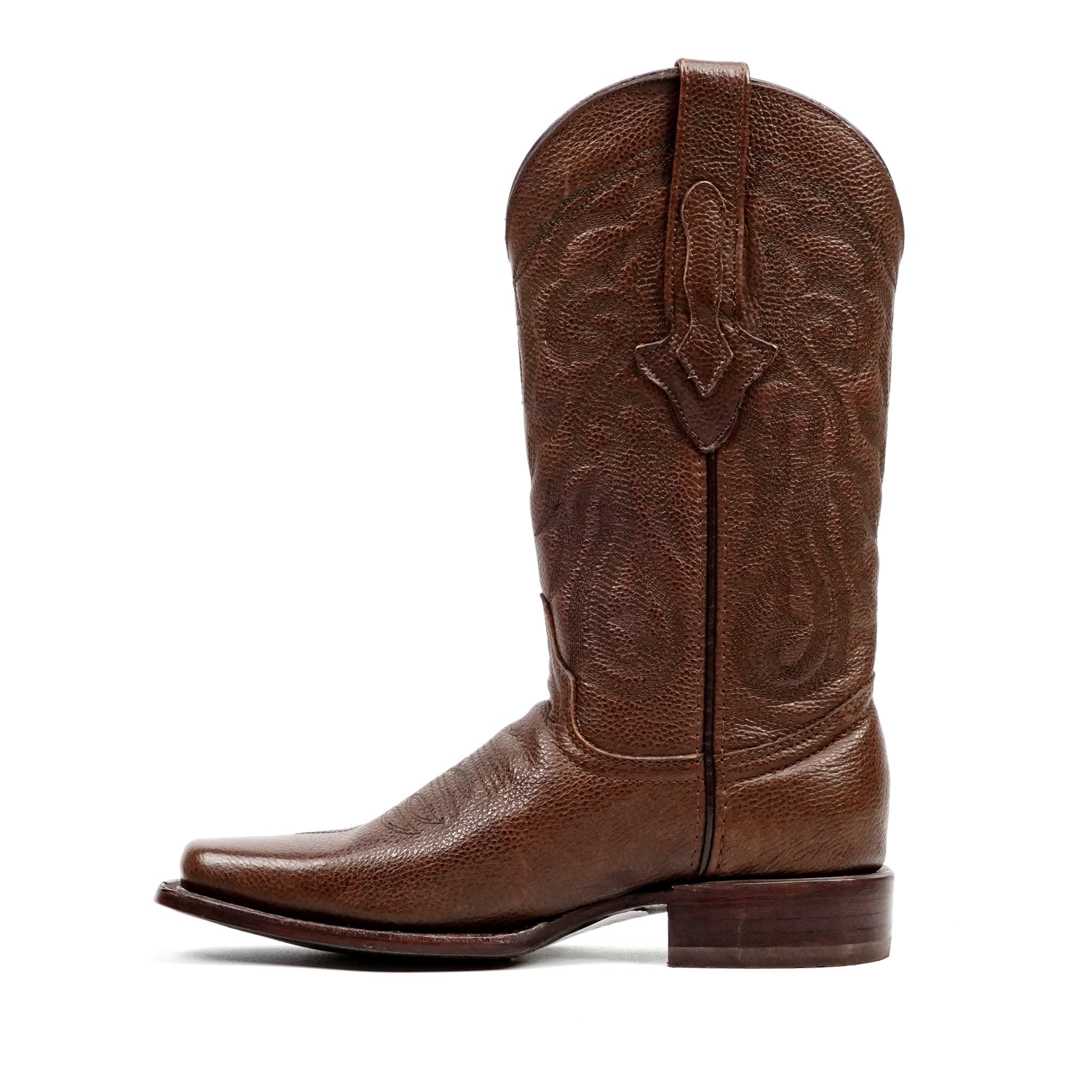 Botas vaqueras marrón grisáceo - Punta Rodeo (E50)