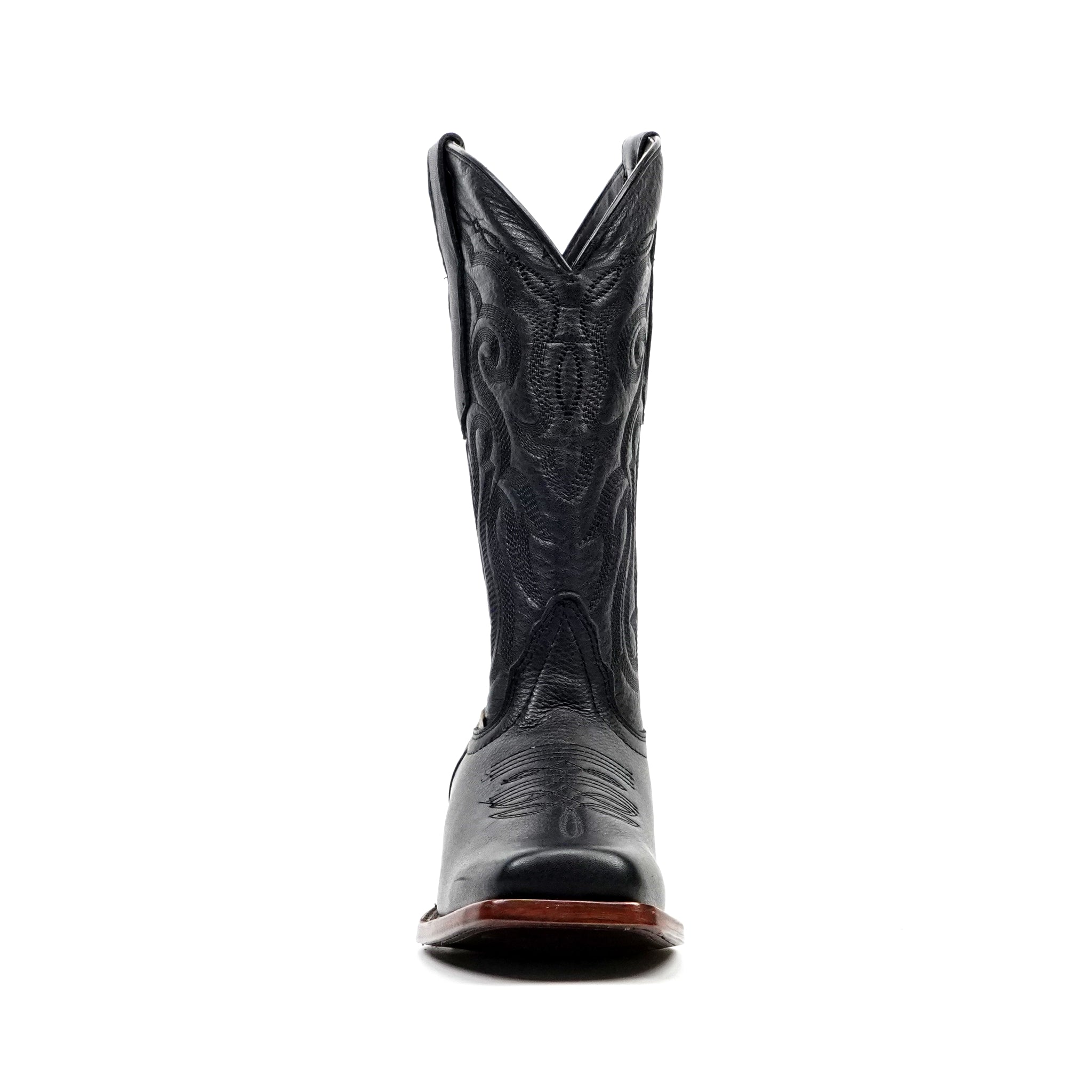 Botas vaqueras espeluznantes - Negro - Punta Rodeo (E50)