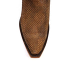 Python Tamarind Cowgirl Boots - Tall Shaft - Snip Toe (E31)