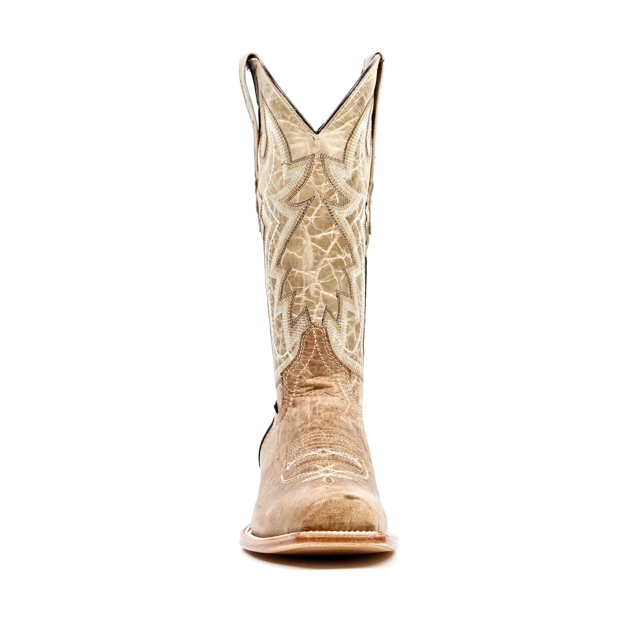 Botas Cowboy Sierra Fawn - Punta Cuadrada Estrecha (E906)