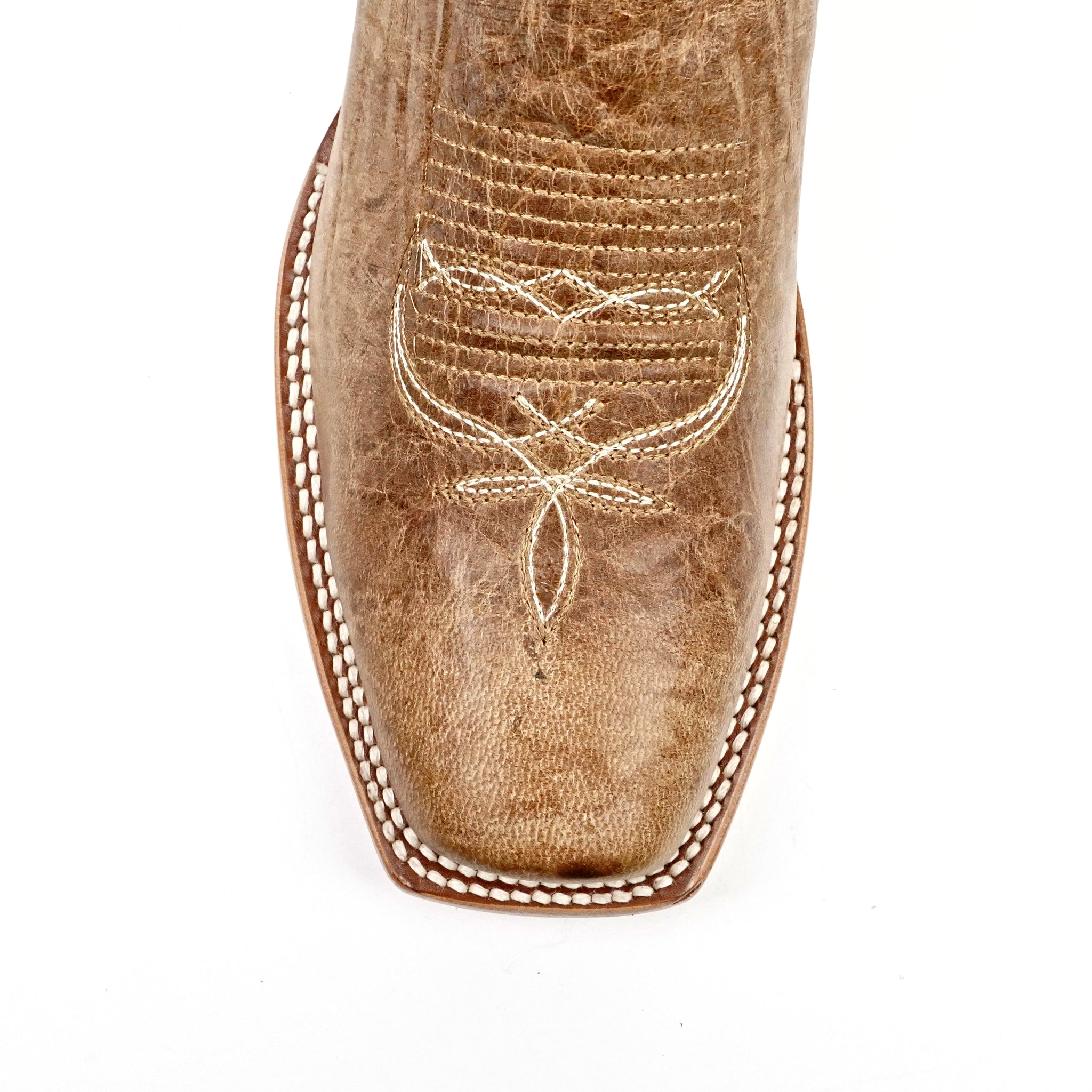 Botas Cowboy Sierra Fawn - Punta Cuadrada Estrecha (E906)