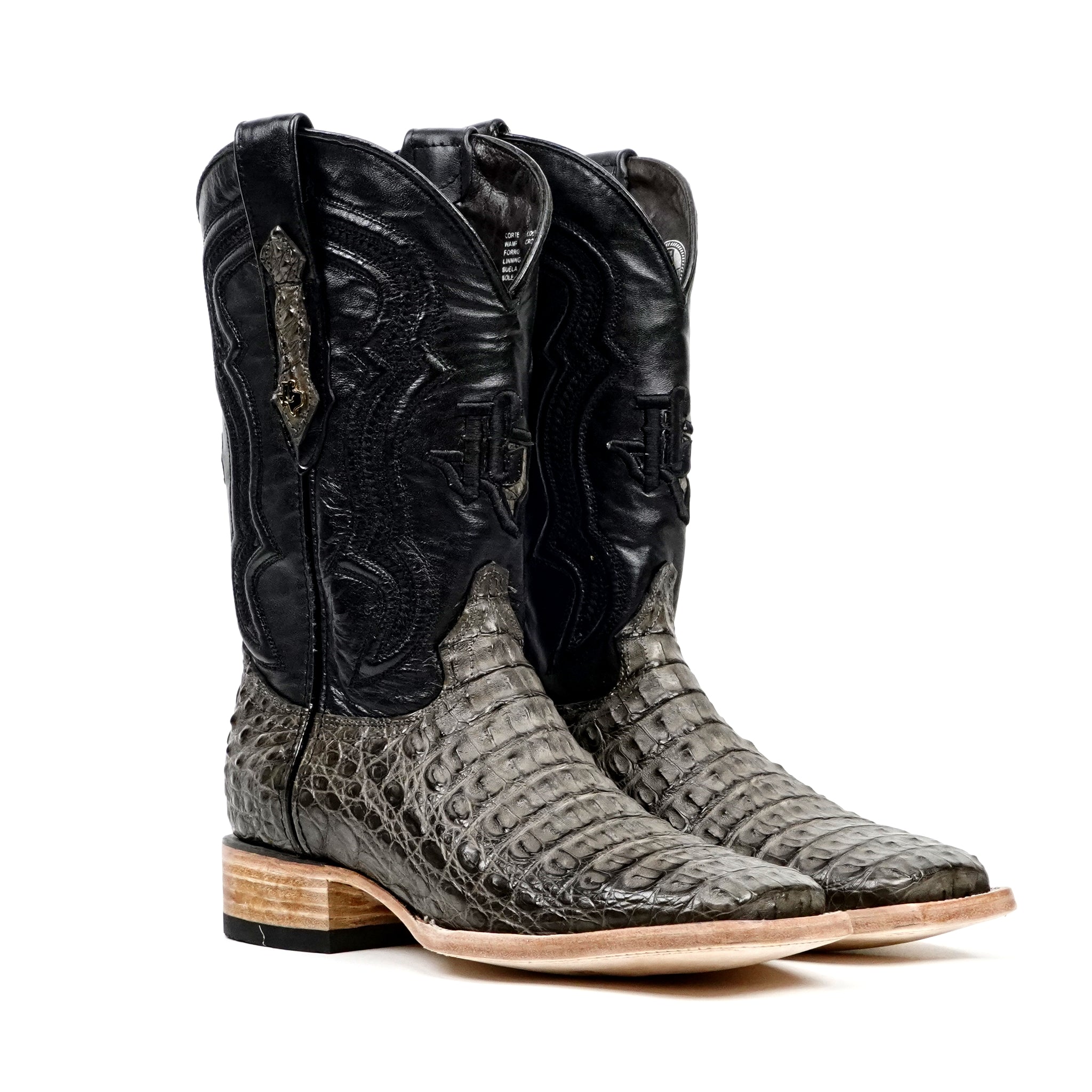 Botas Rhodes Caiman Hornback - Serpentine - Punta Cuadrada (LM10)