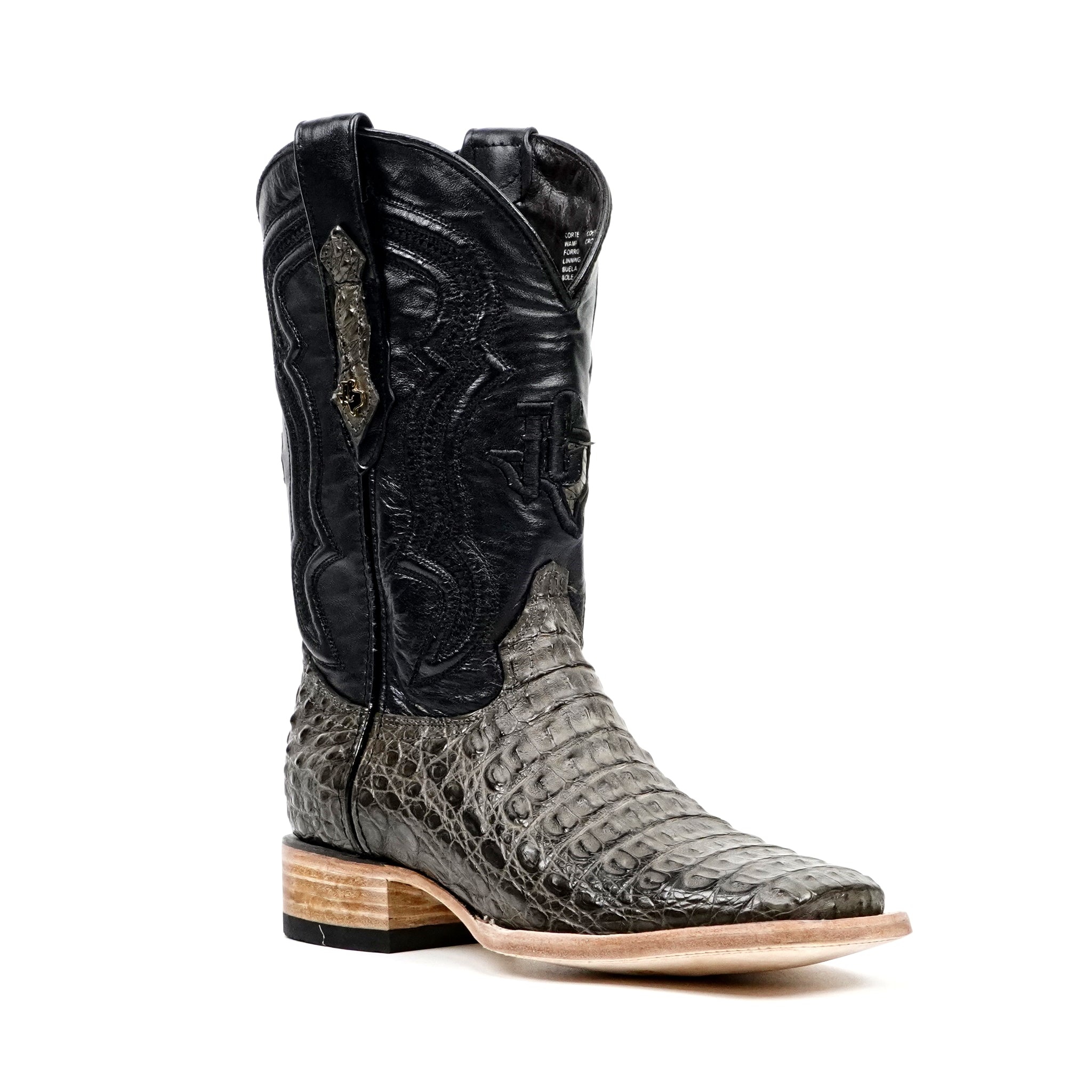 Botas Rhodes Caiman Hornback - Serpentine - Punta Cuadrada (LM10)
