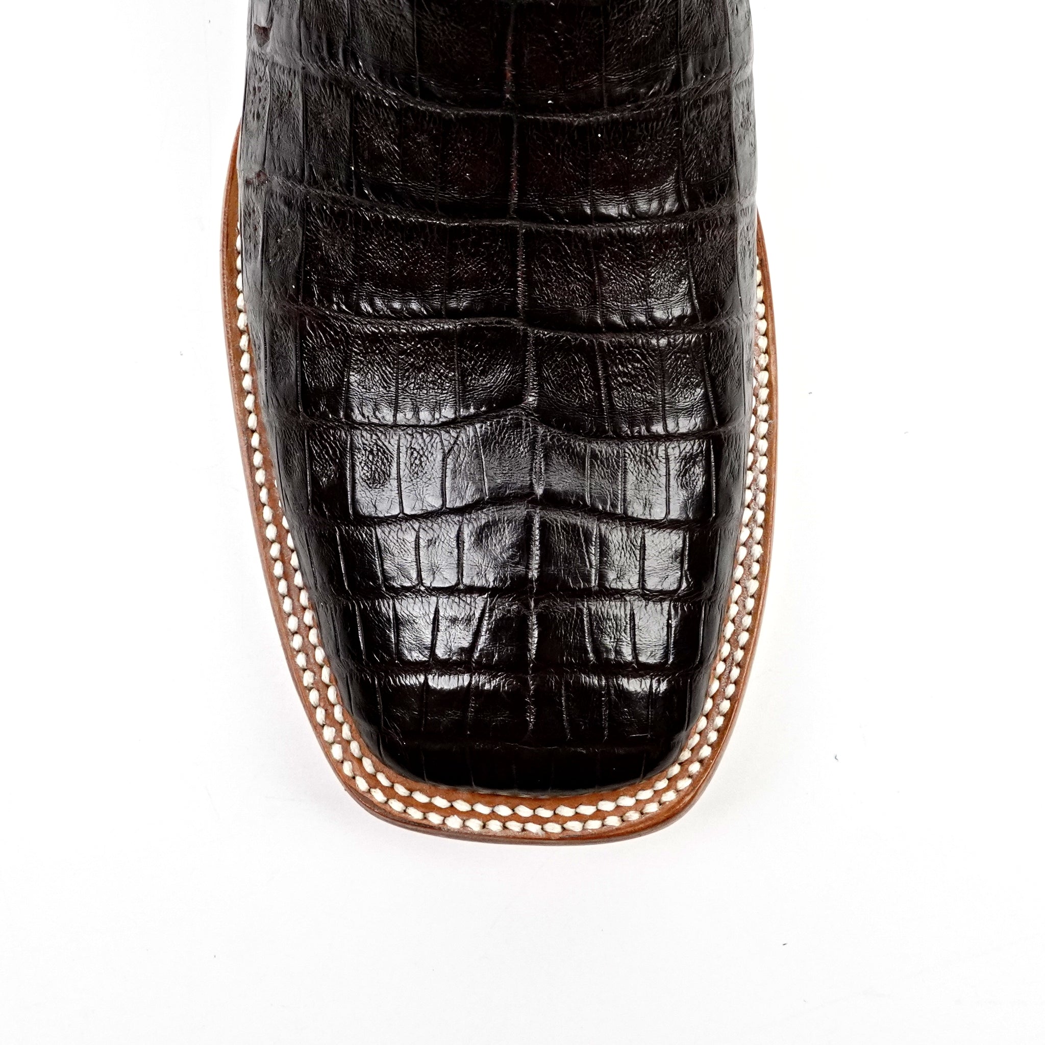 Botas Ranger Caiman Belly - Marrón - Punta Cuadrada