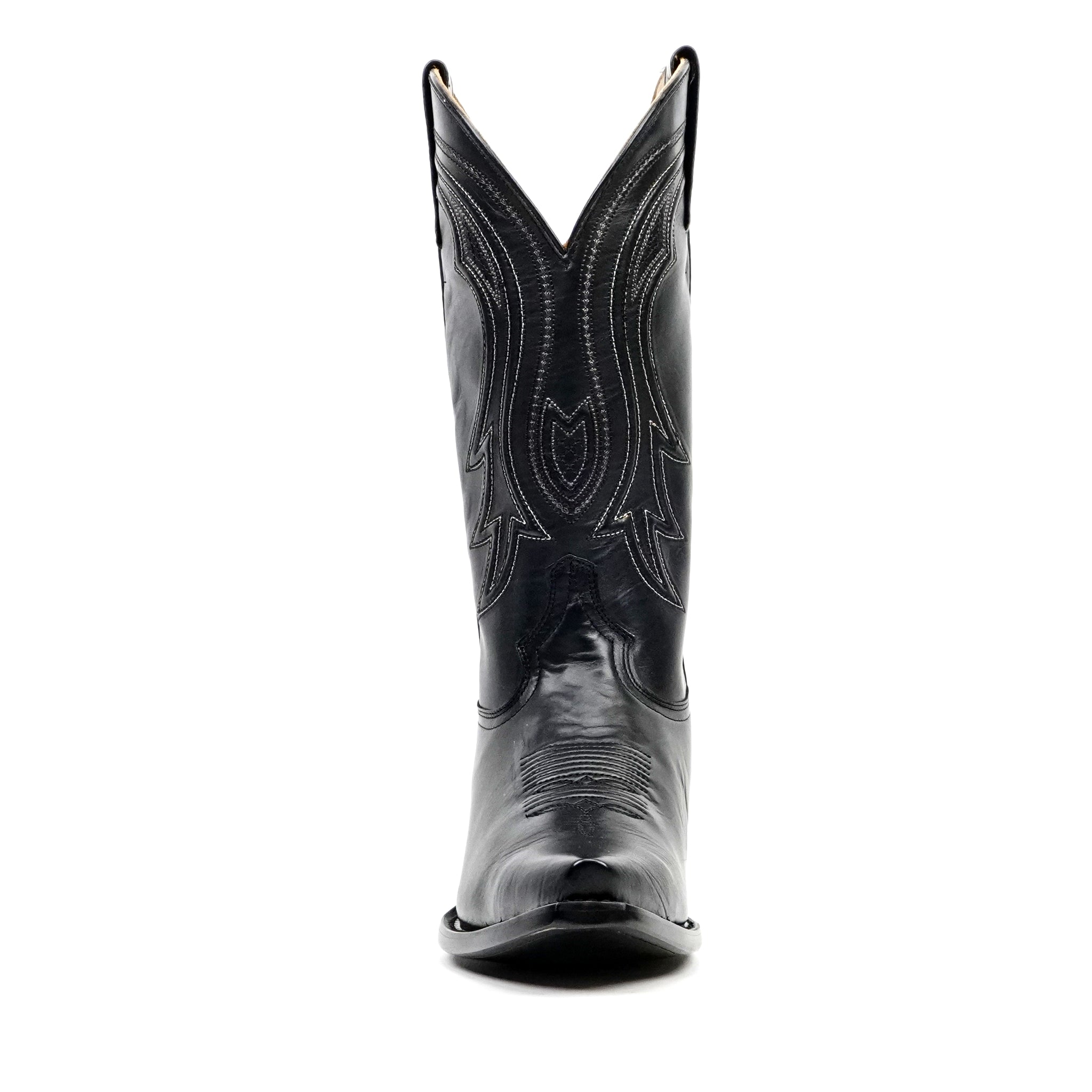 Boney Cowboy Boots - Black - Snip Toe (TS183)