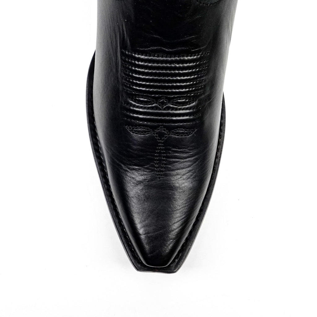 Boney Cowboy Boots - Black - Snip Toe (TS183)