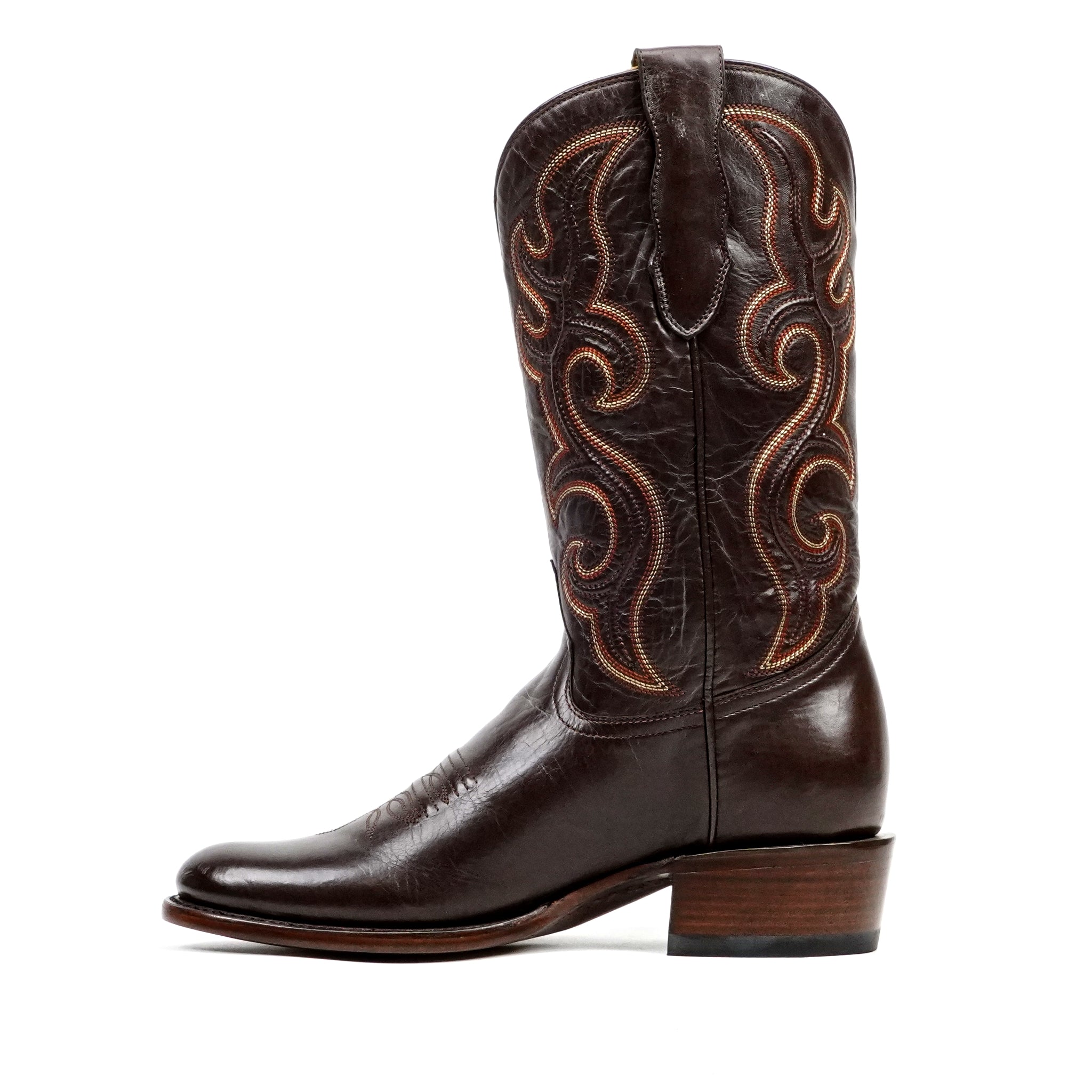 Botas Vaqueras Boney - Chocolate Clayton - Punta Roper (TS203)