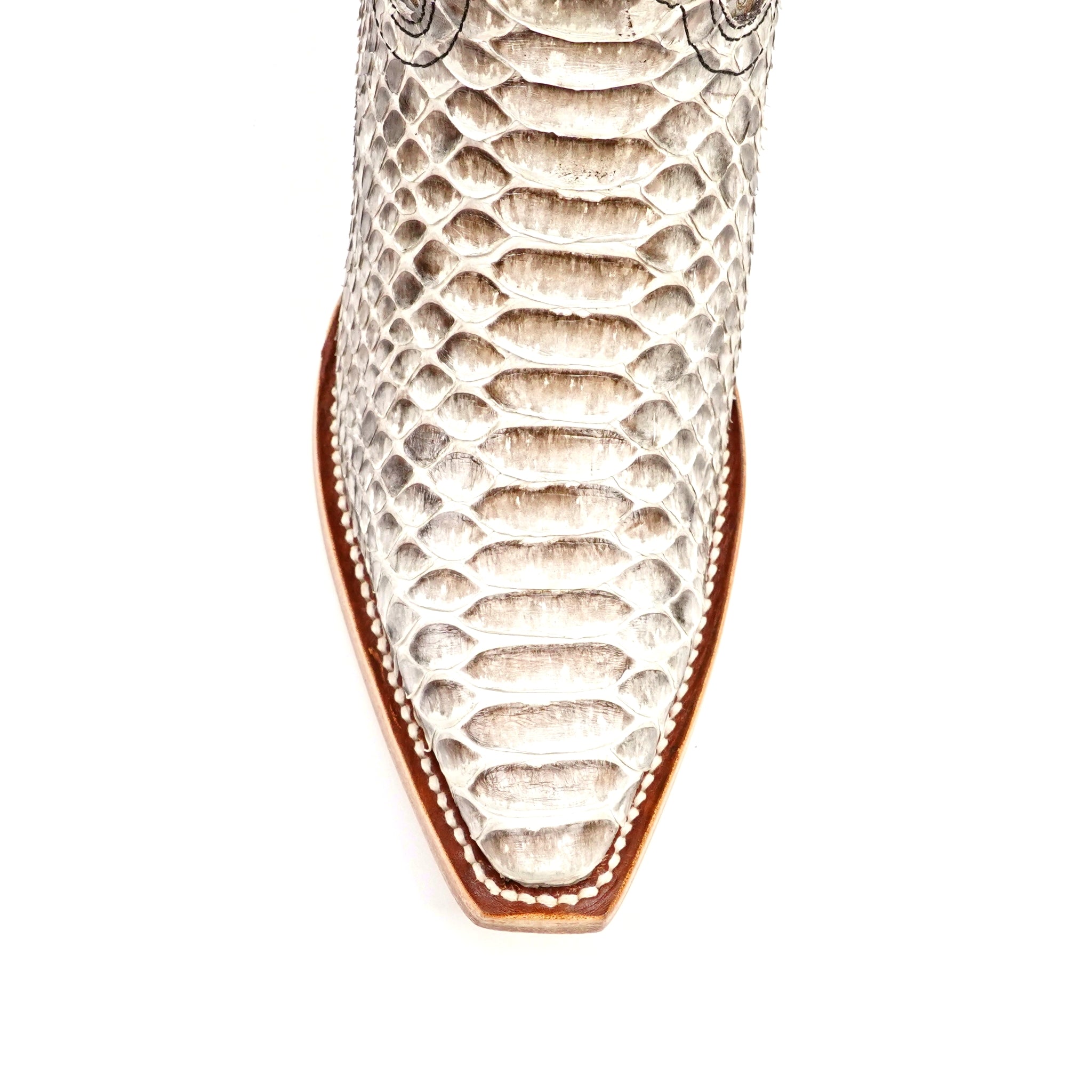 Python Natural Cowgirl Boots - Tall Shaft - Snip Toe (E31)