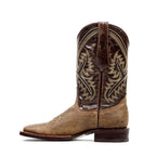 Cheyenne Chocolate Cowboy Boots - Square Toe (E29)