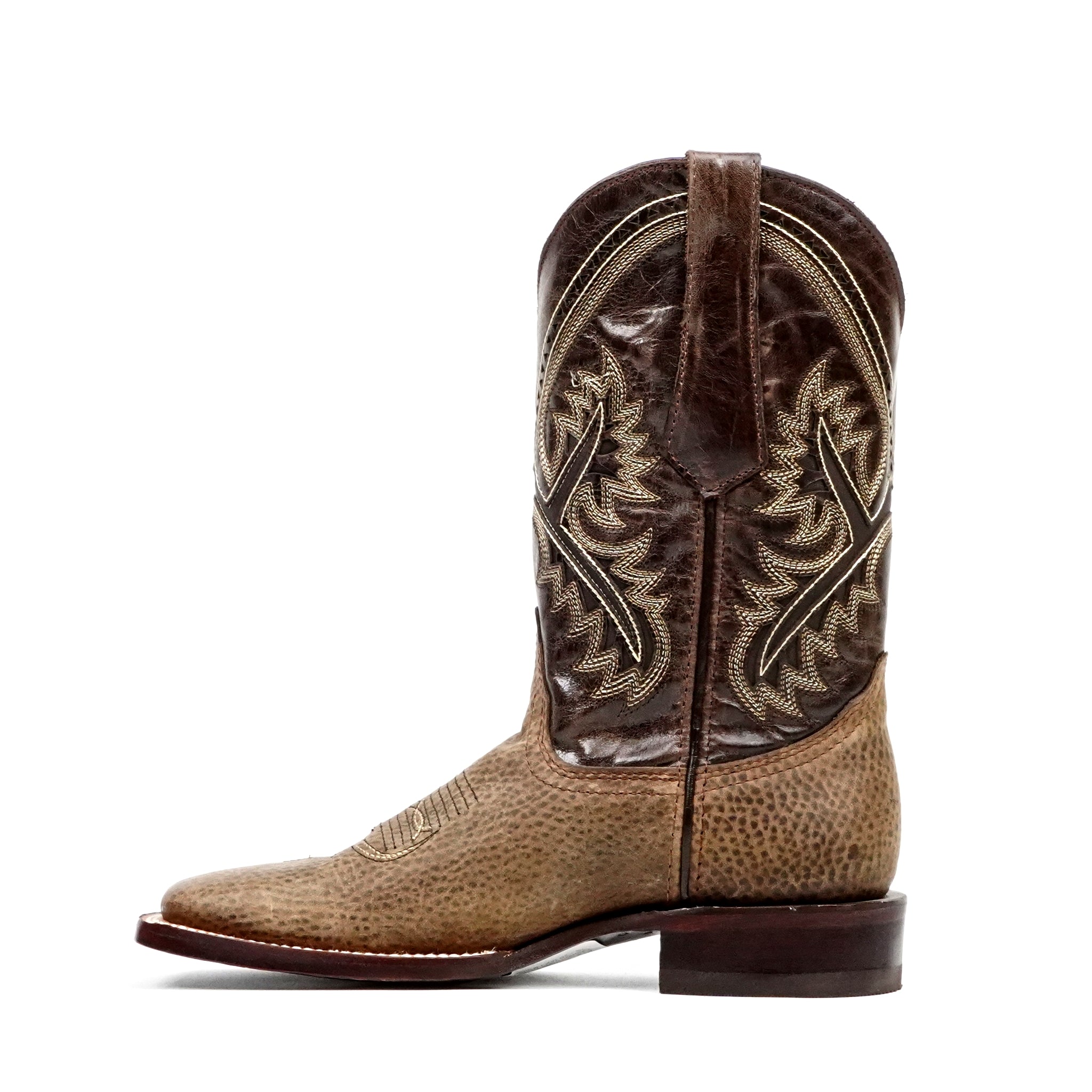 Cheyenne Chocolate Cowboy Boots - Square Toe (E29)