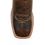 Cheyenne Chocolate Cowboy Boots - Square Toe (E29)