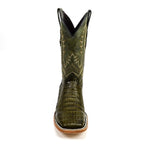 Rhodes Caiman Belly Boots - Agave - Square Toe (LM10)