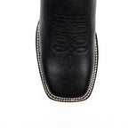 Barcelona Black Cowboy Boots - Square Toe (E422)