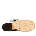 Botas de vaquero Ostrich Orix - Piel repujada - Punta cuadrada (E424)