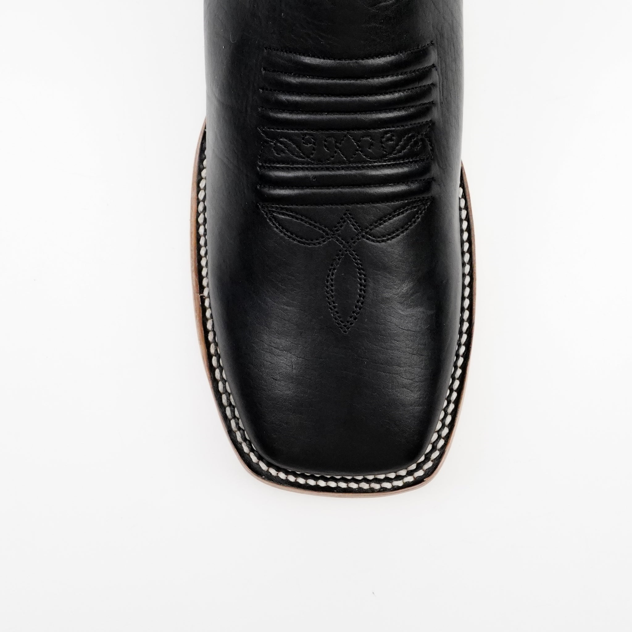 Botas vaqueras Cleyton negras - Punta cuadrada (E944)