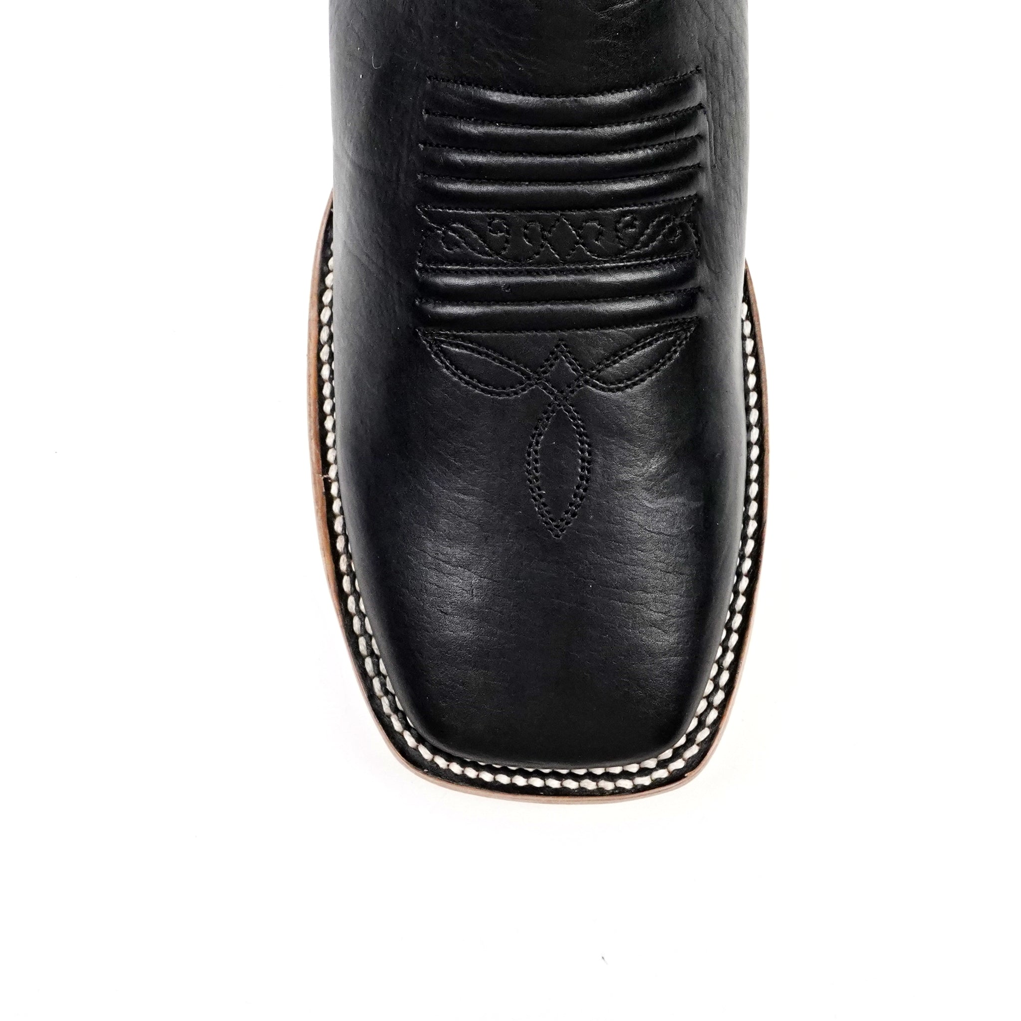Cleyton Black Cowboy Boots - Square Toe (E944)
