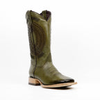 Cleyton Olive Cowboy Boots - Square Toe (E944)