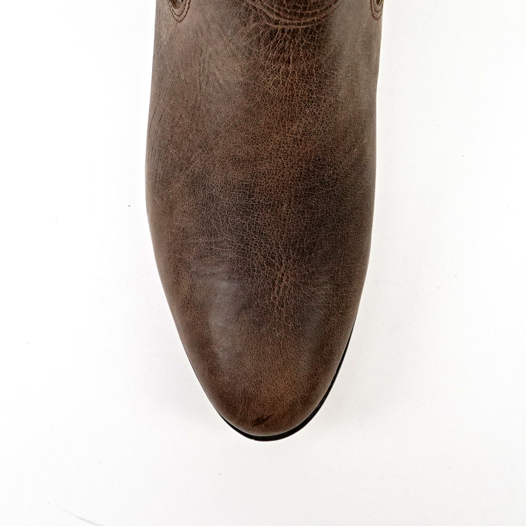 Alamo Brown Ankle Boots - Round Toe (E500)