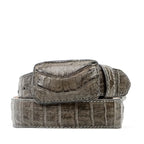 Exotic Full Quilt Caiman Belt - Serpentine (C-001)