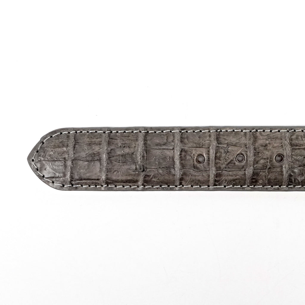 Exotic Full Quilt Caiman Belt - Serpentine (C-001)