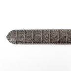 Exotic Full Quilt Caiman Belt - Serpentine (C-001)