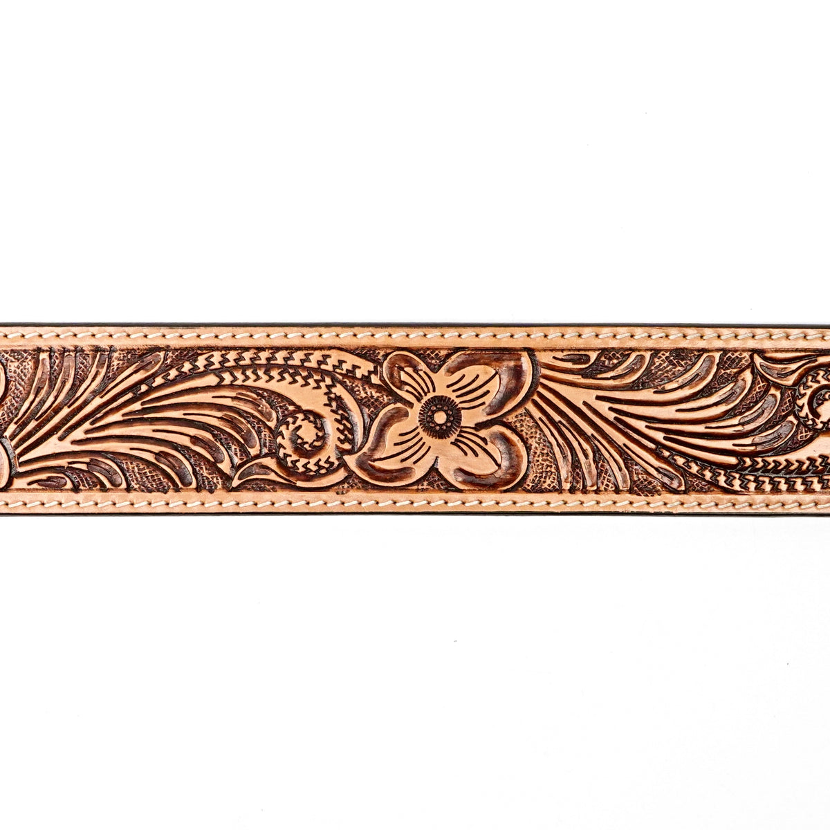 Hand-Tooled Leather Belt (MOD7)