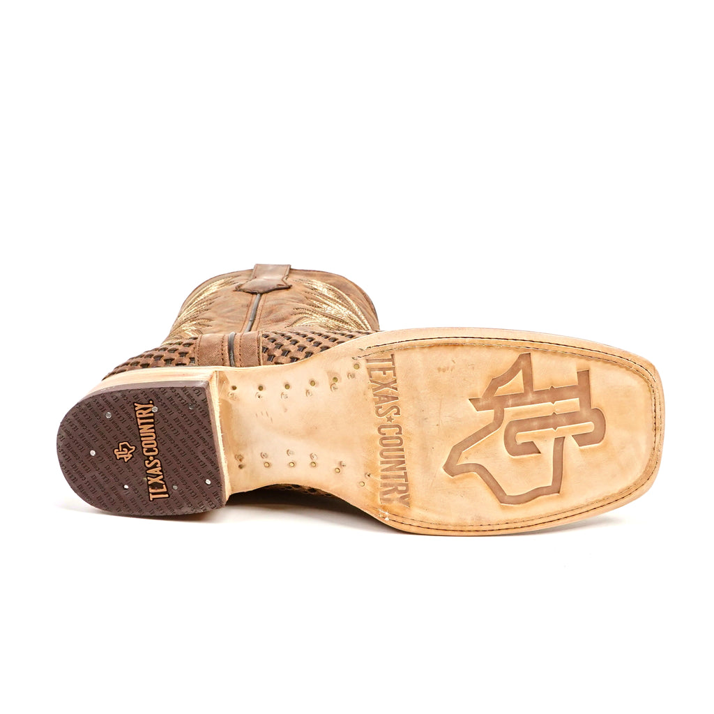 Sierra Orix Basketweave Boots - Square Toe (E634)