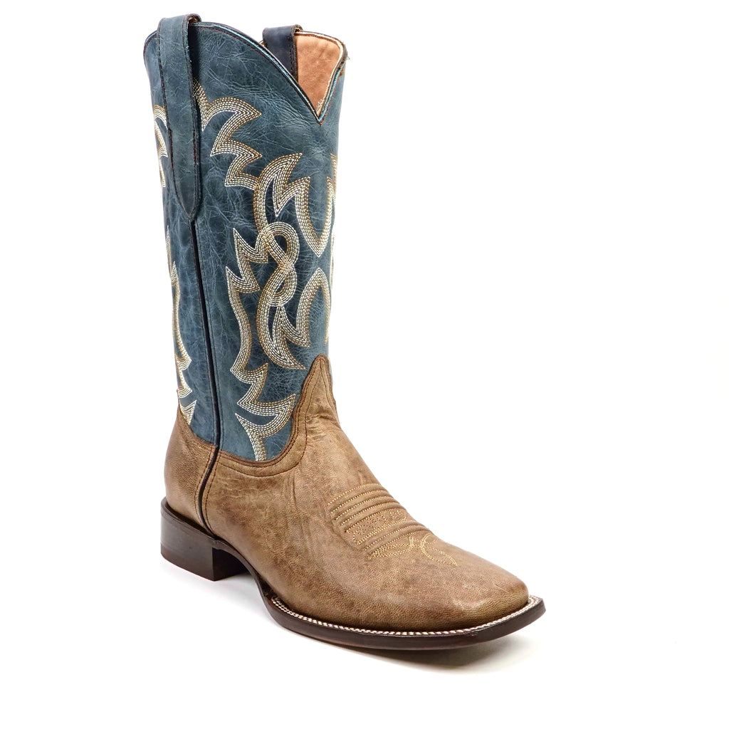 Sierra Cinnamon Cowboy Boots - Square Toe (E938)