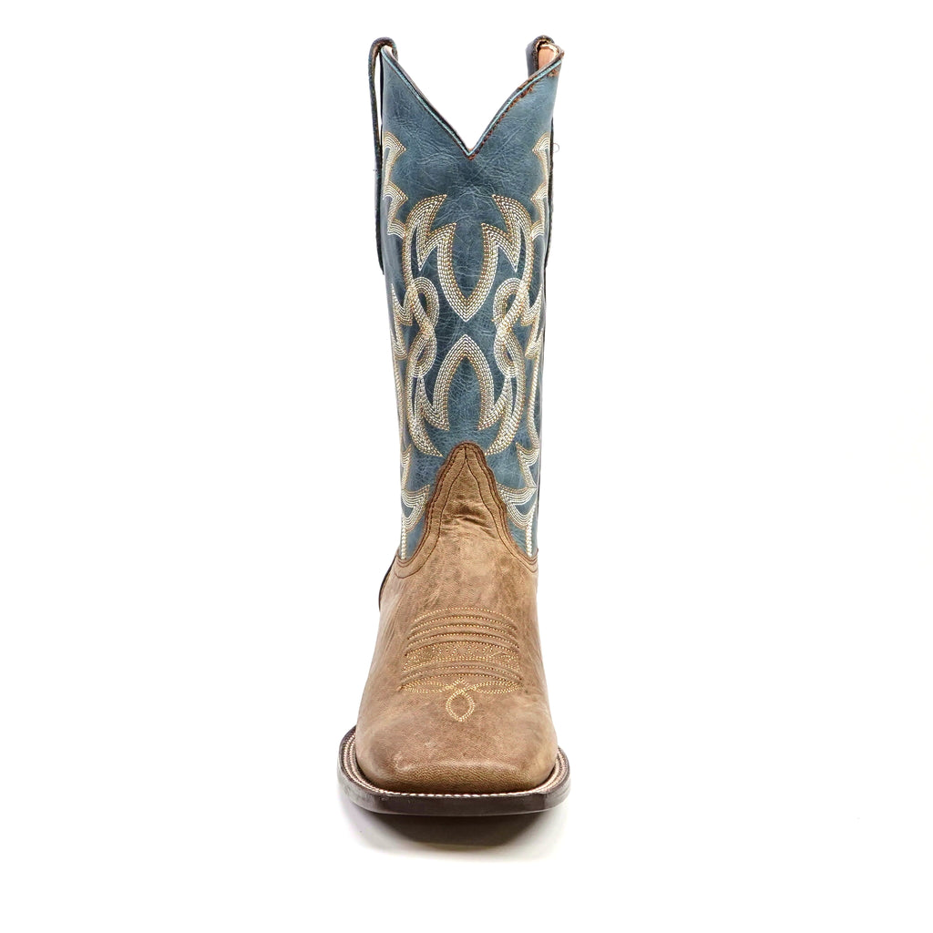 Sierra Cinnamon Cowboy Boots - Square Toe (E938)