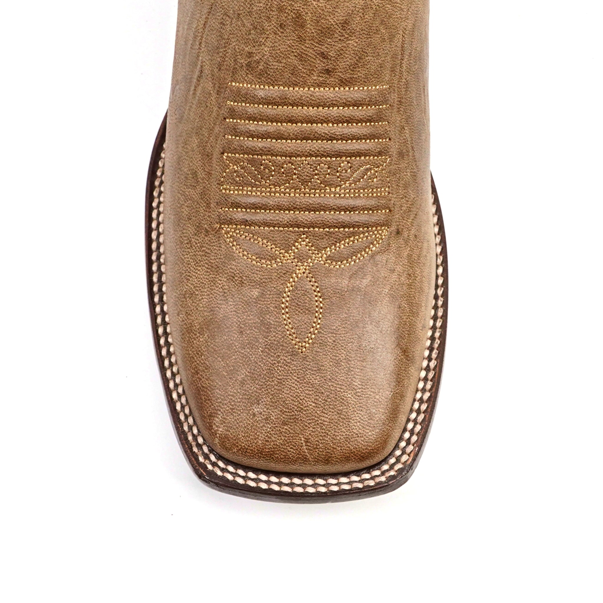 Sierra Cinnamon Cowboy Boots - Square Toe (E938)