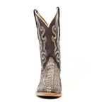Ridge Ostrich Leg Boots - Rustic Brown - Roper Toe