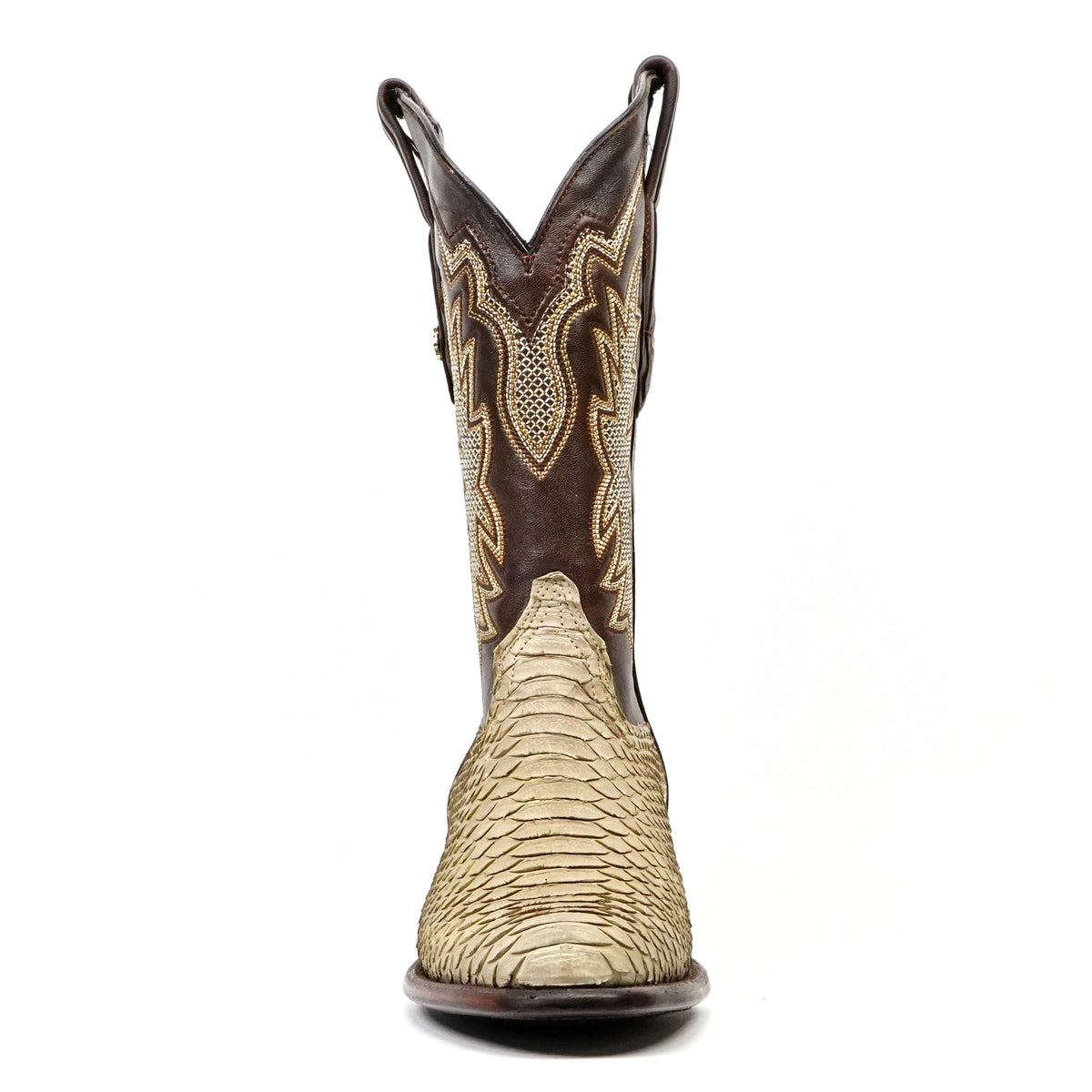 Botas Python Tanner - Cappuccino - Punta Roper (PN240)