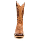 Clayton Tobacco Cowboy Boots - Square Toe (E944)