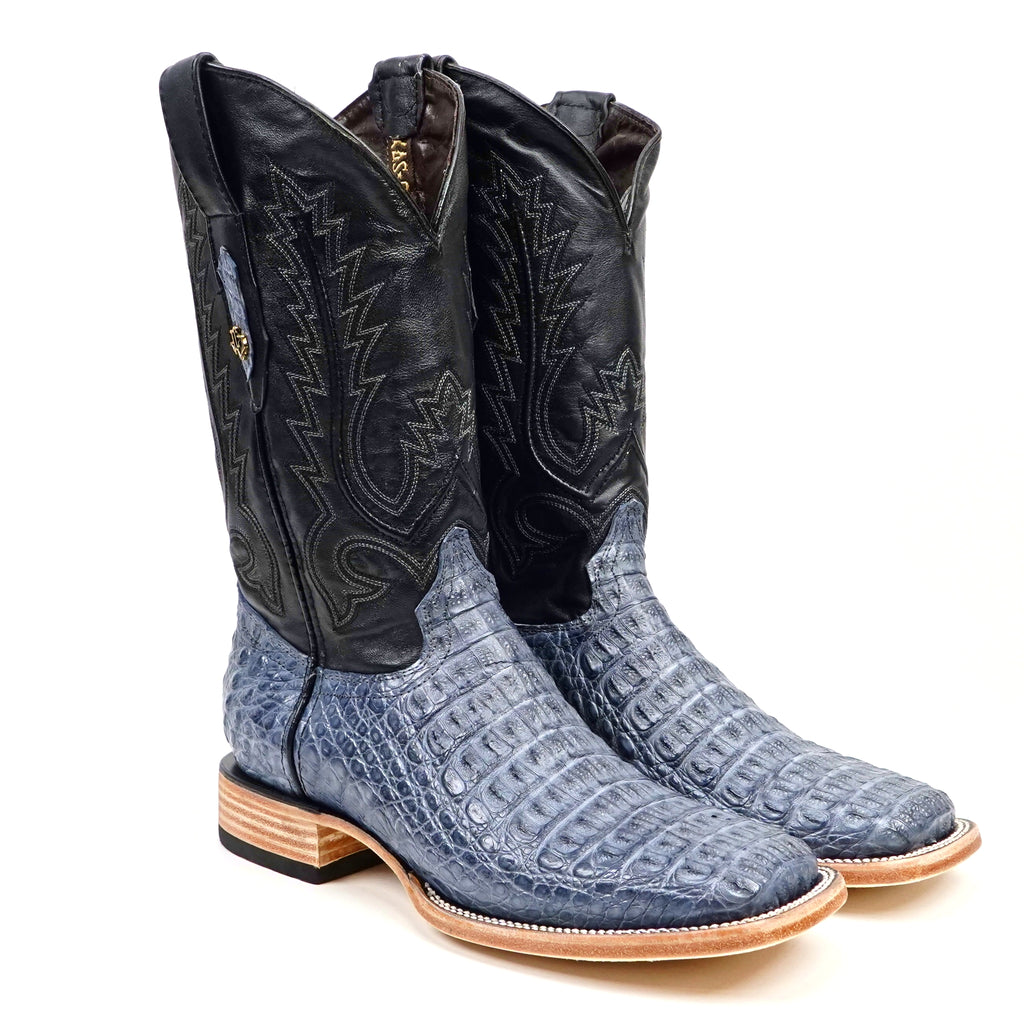Rhodes HornBack y Belly - Azul Denim - Punta Cuadrada (LM10)