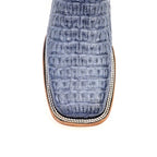Rhodes HornBack y Belly - Azul Denim - Punta Cuadrada (LM10)