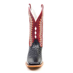 Ranger Caiman Full Belly Boots - Black - Square Toe